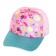 Baby cap for a girl with a grid Fruit, rr. 52-54 cm