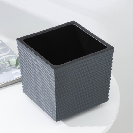 Kashpo with the insert "Style", 3 l, color graphite-2