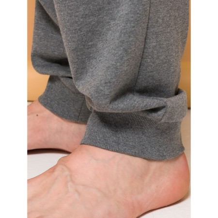 Male pants, size 46, dark gray color-5
