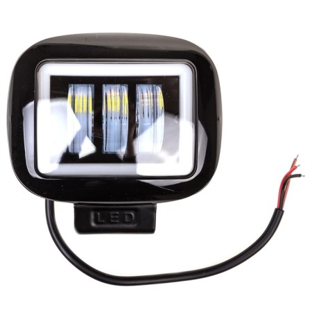 Farah LED SkyWay Off Road, rectangular, 12 V/24 V, 30 W, 6000 K, 9 diodes, 115x120 mm