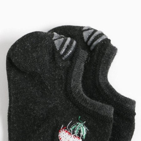 Women's socks shortened minku "cherry" color gray, river 36-39 (23-25 ​​cm) 7488411-2