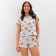 Female pajamas (T -shirt and shorts) KAFTAN PIZZA p. 40-42, gray
