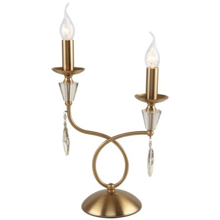Luminaire Grace 2XE14 40W, size 28x8x41 cm, bronze color