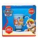 Glass mug painting, 300 ml "team" puppy patrol