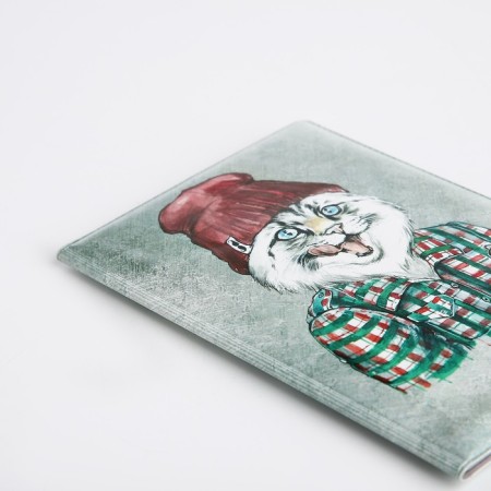 Passport cover, gray color-4