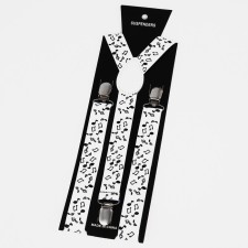 Adults adults, width 2.5 cm, white/black color