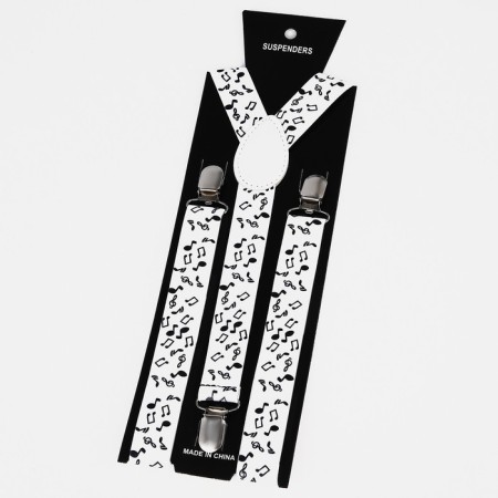 Adults adults, width 2.5 cm, white/black color