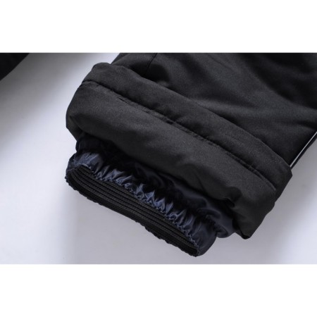 Ski pants for a boy, height 116 cm, black color-6