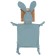 Toy - comfort "bunny", rattle, blue color, mum & baby