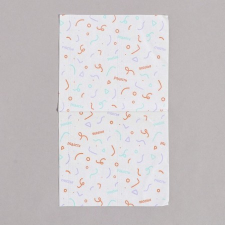 Paper Napkins "Fun" 60 pcs in a bag, 3 layers-7