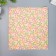 1-sided paper with gold embossing "Flower kaleidoscope" density 80 g 24.5x23 cm