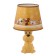 Bobik table lamp E14 15W orange 18x18x32 cm Risalux