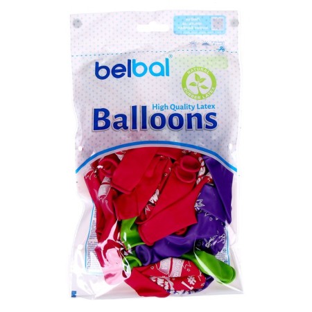 Shar Latex 14 “Best Mom”, pastel, set 25 pcs., Mix-2