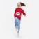 Knitted children's kaftan "Santa" size 32, (110-116 cm)