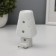 Lamp "Flowers" 1x7W E11 white 7x7x12cm