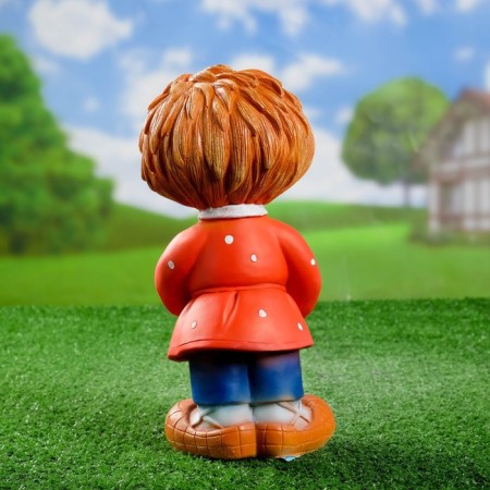 Garden figure "Domovik happiness" 11x13x28cm-2