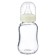 A bottle for feeding, classic throat, glass, slow flow, from 6 months, 150 ml., Mix color