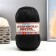Yarn "Argentinean wool" 100% imported wool 200m/100g (003, black)