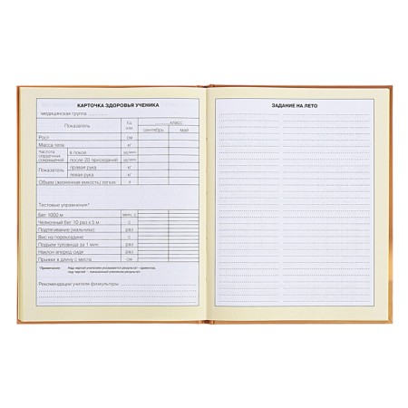 Diary for grades 1-4, hard cover "Beasts", matte lamination, selective varnish, block 60 g/m2-12