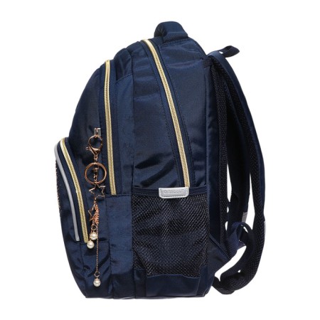 School backpack, 40 x 27 x 20 cm, Grizzly, ergonomic back, laptop department, blue-3