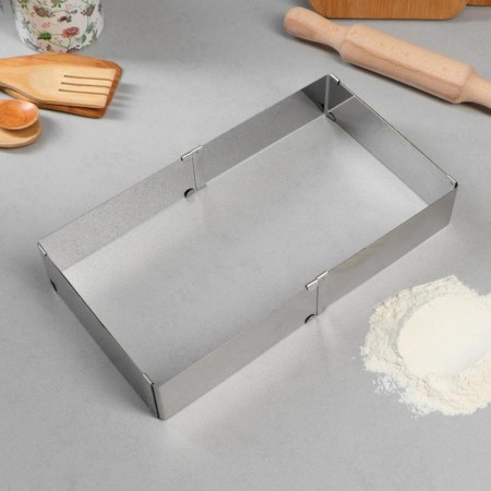 Baking form with sizes “square”, h -5 cm, 16x16 - 28x28 cm-3