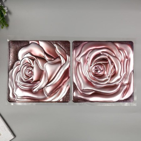 Volumetric stickers Room Decor "Tea Rose" 32x60 cm