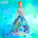Doll-model "Yana" in a dress with accessories, mix
