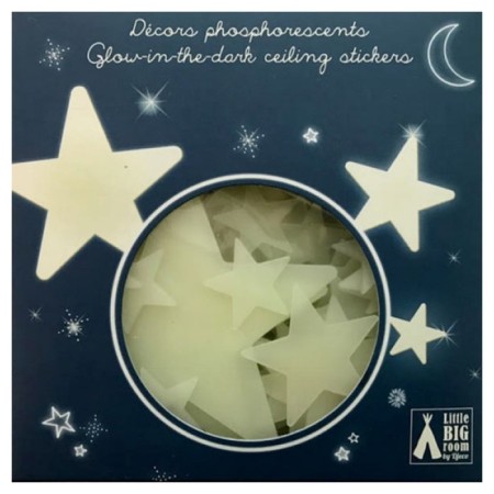 A set of luminous stickers Djeco "Stars"-1
