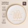 New Year's plate SL Home "Happy New Year", d = 21 cm, porcelain, white color