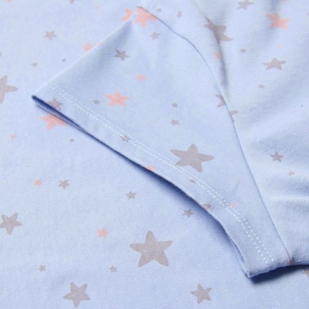 Female set (T -shirt/shorts), blue/stars, size 50 (XL)-8