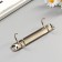 Ring metal clamp two internet rings 2.5 cm 12.5x3x2 cm