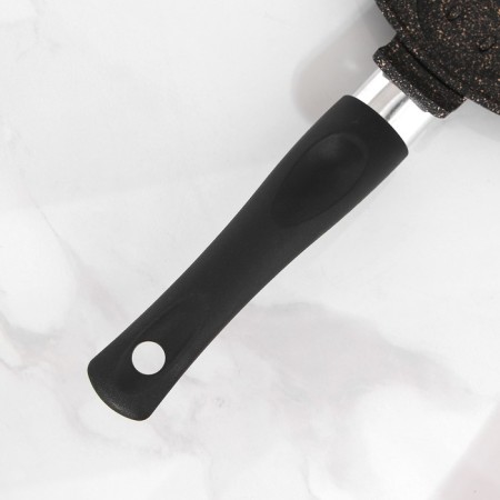 Slot "Personnel", D = 23 cm, plastic handle, anti -stick coating, black color-3