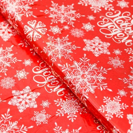 Film packaging holography “Happy New Year!”, 70 x 100 cm, New Year