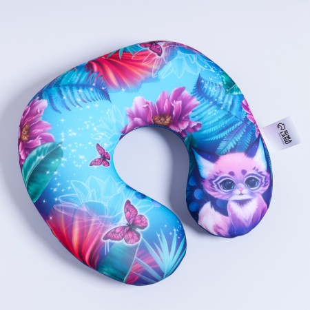 Pillow for traveling anti -stress "Tropics"-3