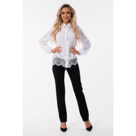 Female blouse, size 42, white color-7