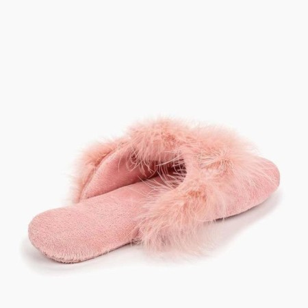 Slippers # 1 female, size 38, pink color-1