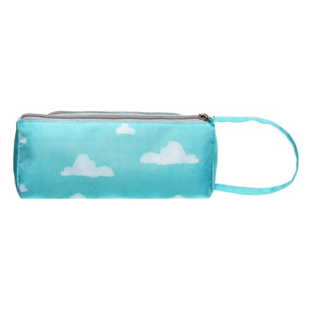 The pencil case is soft, 2 compartments, voluminous, 100 x 210 x 80 mm, Erichkrause Spiderweb, 60182-2
