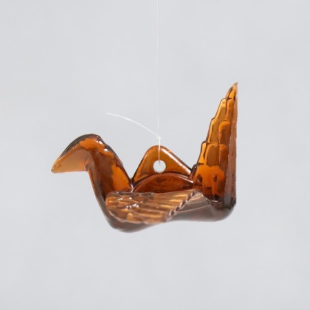 Wind Music Metal "Cranes" 4 tubes 7 birds 59 cm-3