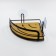 Wall corner shelf 1-tier Joy Home, bamboo