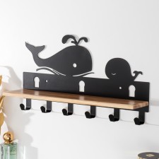 Decorative metal hooks 
