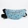 Lightning waist bag, blue color