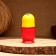 Matryoshka 5-doll "Vitalin Yellow", 10-11 cm