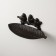 Souvenir of cast iron stand "Three birds on a branch by the sheet" 11.5x28x9 cm