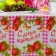 The single tablecloth “Happy jam day!”, Cage, 180x137 cm