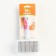 Pucrheck with self-cleaning without drops increased, 10.5 x 16.5 cm, white-pink