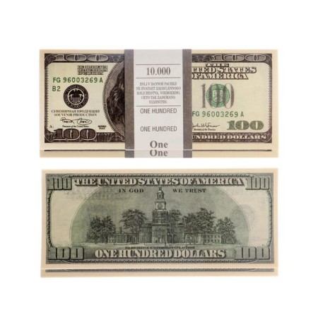 Пачка купюр 100 $, микс-6