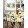 The tablecloth “Zigzag's paints”, round, Saten, d = 150 cm