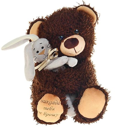Soft toy "Bear Chib with a hare"