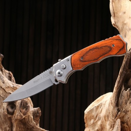 Automatic knife, folding "fart" steel - 420, handle - bakelite, 20 cm-1