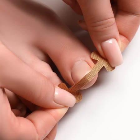 Set of stickers for correcting ingrown nails, 8 pcs, 5.2 × 2 cm, beige color-4